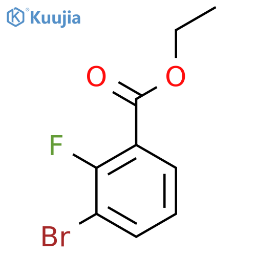 Ethyl 3-bromo-2-fluorobenzoate structure