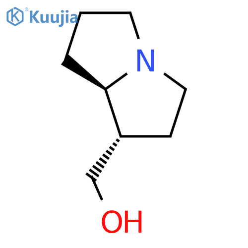 (1S-cis)-Hexahydro-1H-pyrrolizine-1-methanol structure