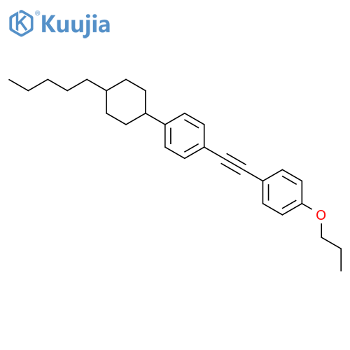 TRANS-1-(4-PENTYLCYCLOHEXYL)-4-(2-(4-PROPOXYPHENYL)ETHYNYL)BENZENE structure