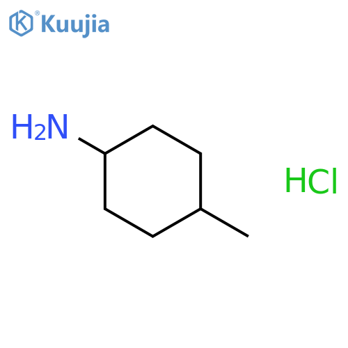 cis-4-Methylcyclohexanamine hydrochloride structure