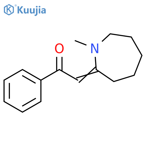 Ethanone, 2-(hexahydro-1-methyl-2H-azepin-2-ylidene)-1-phenyl- structure