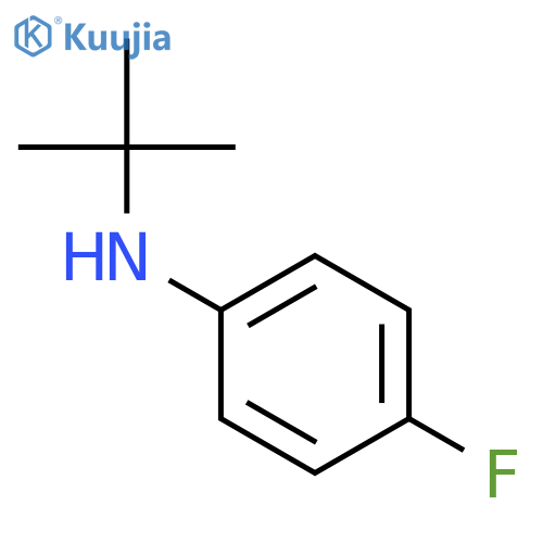 Benzenamine,N-(1,1-dimethylethyl)-4-fluoro- structure