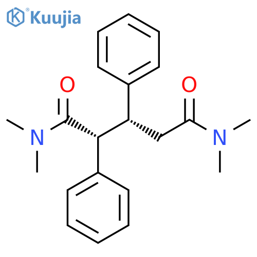 Pentanediamide, N,N,N',N'-tetramethyl-2,3-diphenyl-, (R*,R*)- structure