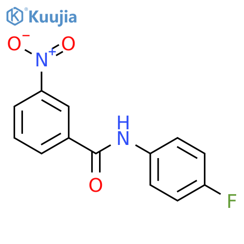 N-(4-Fluorophenyl)-3-nitrobenzamide structure