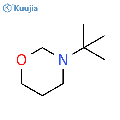 2H-1,3-Oxazine, 3-(1,1-dimethylethyl)tetrahydro- structure