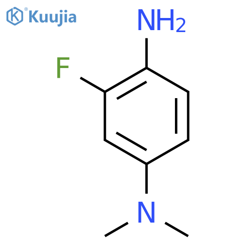 3-Fluoro-1-N,1-N-dimethylbenzene-1,4-diamine structure