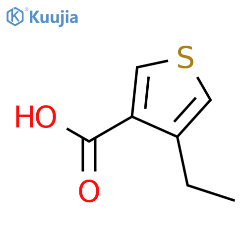 4-ethylthiophene-3-carboxylic acid structure