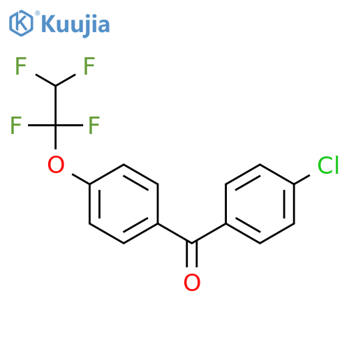 Methanone,(4-chlorophenyl)[4-(1,1,2,2-tetrafluoroethoxy)phenyl]- structure