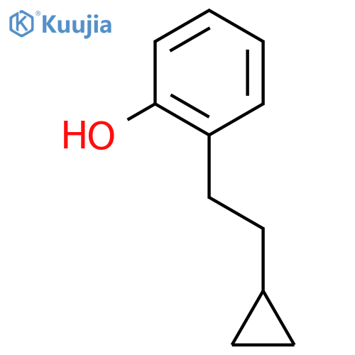 2-(2-Cyclopropylethyl)phenol structure