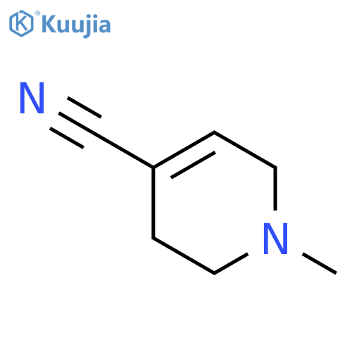 4-Pyridinecarbonitrile,1,2,3,6-tetrahydro-1-methyl- structure