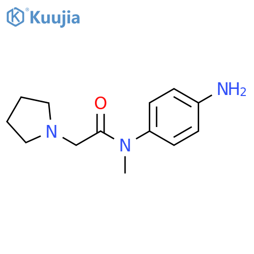 1-Pyrrolidineacetamide, N-(4-aminophenyl)-N-methyl- structure