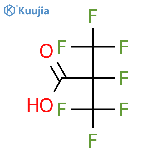 2,3,3,3-tetrafluoro-2-(trifluoromethyl)propanoic acid structure