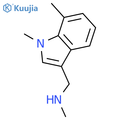 1H-Indole-3-methanamine, N,1,7-trimethyl- structure