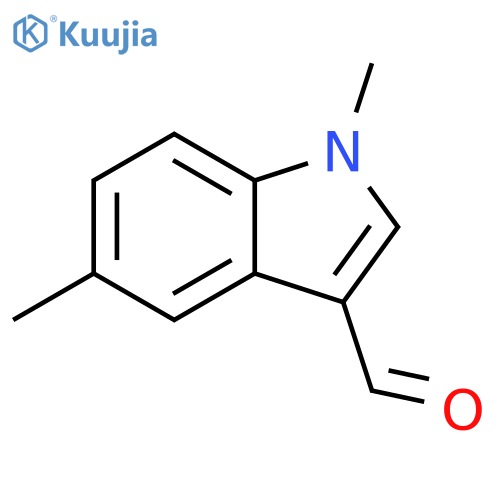 1,5-Dimethyl-1H-indole-3-carbaldehyde structure