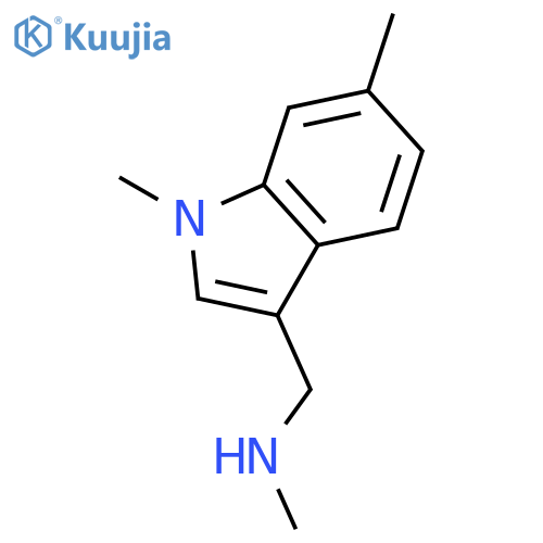 1H-Indole-3-methanamine, N,1,6-trimethyl- structure