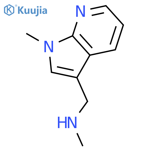 methyl({1-methyl-1H-pyrrolo2,3-bpyridin-3-yl}methyl)amine structure