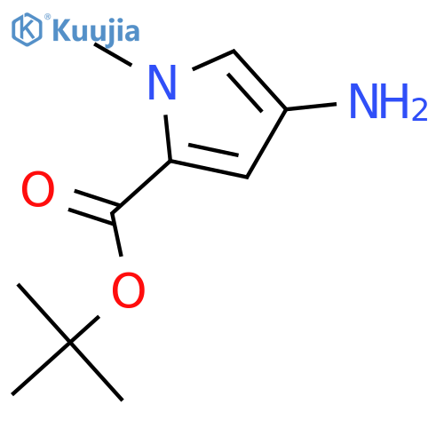 4-amino-1-methyl-1H-Pyrrole-2-carboxylic acid 1,1-dimethylethyl ester structure