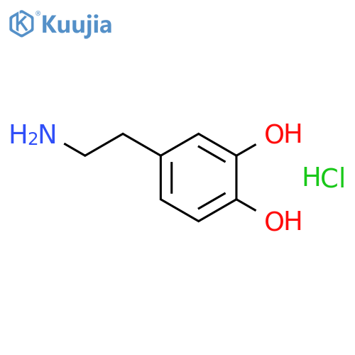 2-(3,4-Dihydroxyphenyl)ethyl-1-13C-amine HCl structure
