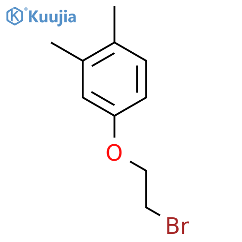 4-(2-Bromoethoxy)-1,2-dimethylbenzene structure