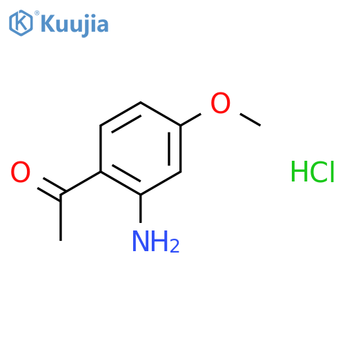 1-(2-Amino-4-methoxyphenyl)ethanone hydrochloride structure