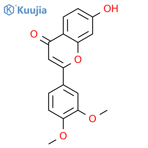 2-(3,4-dimethoxyphenyl)-7-hydroxy-4H-chromen-4-one structure