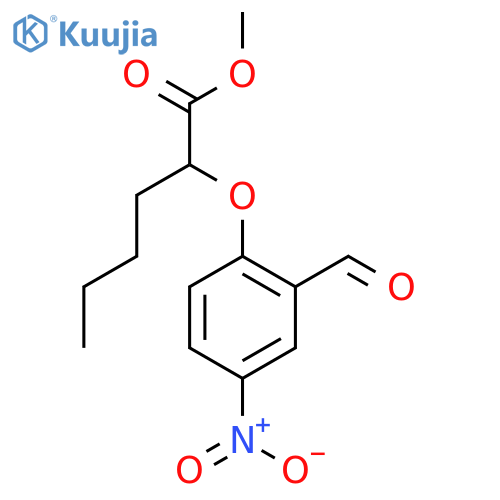 2-(2-Formyl-4-nitrophenoxy)hexanoic Acid Methyl Ester structure