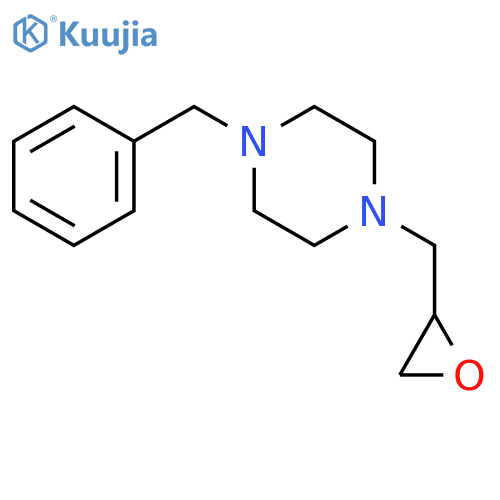 1-benzyl-4-(oxiran-2-ylmethyl)piperazine structure
