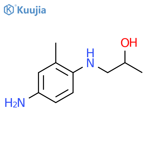2-PROPANOL, 1-[(4-AMINO-2-METHYLPHENYL)AMINO]- structure