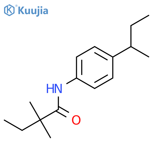 N-(4-sec-butylphenyl)-2,2-dimethylbutanamide structure