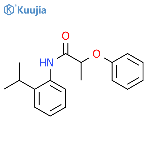 2-phenoxy-N-[2-(propan-2-yl)phenyl]propanamide structure