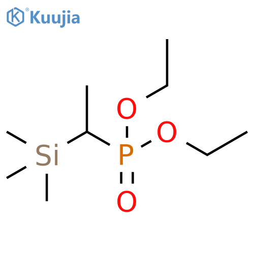 Phosphonic acid, [1-(trimethylsilyl)ethyl]-, diethyl ester structure