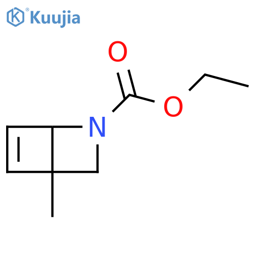 2-Azabicyclo[2.2.0]hex-5-ene-2-carboxylic acid, 4-methyl-, ethyl ester structure