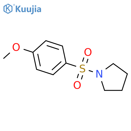 1-(4-Methoxyphenyl)sulfonylpyrrolidine structure
