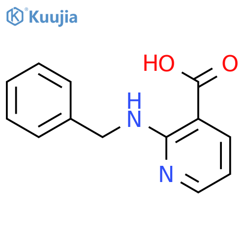 2-(benzylamino)pyridine-3-carboxylic acid structure