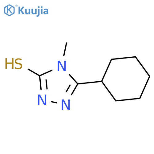 5-Cyclohexyl-4-methyl-4H-1,2,4-triazole-3-thiol structure