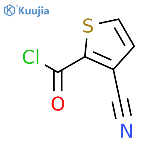 2-Thiophenecarbonyl chloride, 3-cyano- (9CI) structure