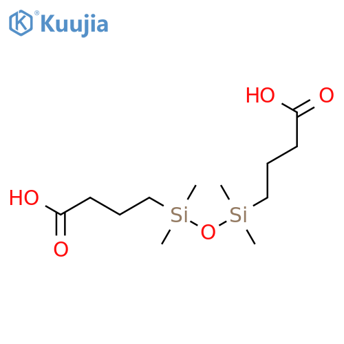 4-3-Carboxypropyl(dimethyl)silyloxy-dimethylsilylbutanoic Acid structure