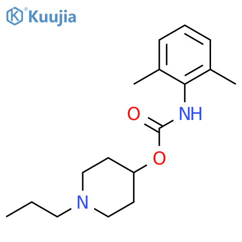 1-propylpiperidin-4-yl (2,6-dimethylphenyl)carbamate structure