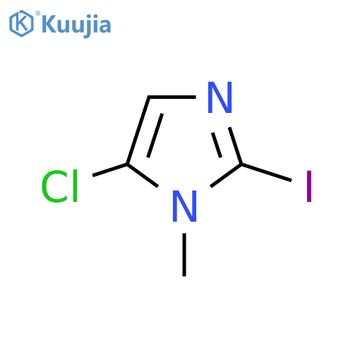 5-chloro-2-iodo-1-methyl-1H-imidazole structure