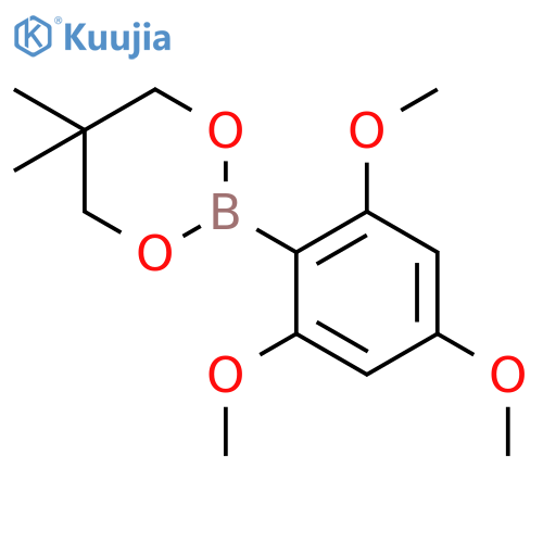 5,5-Dimethyl-2-(2,4,6-trimethoxyphenyl)-1,3,2-dioxaborinane structure
