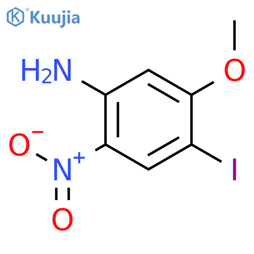 4-Iodo-5-methoxy-2-nitro-phenylamine structure