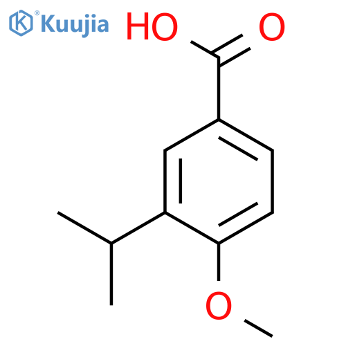 4-Methoxy-3-(propan-2-yl)benzoic Acid structure