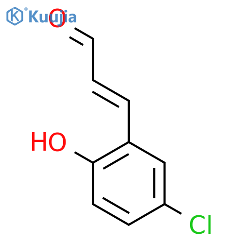 (E)-3-(5-Chloro-2-hydroxyphenyl)acrylaldehyde structure