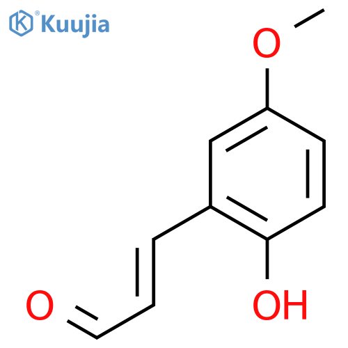 2-Propenal,3-(2-hydroxy-5-methoxyphenyl)- structure
