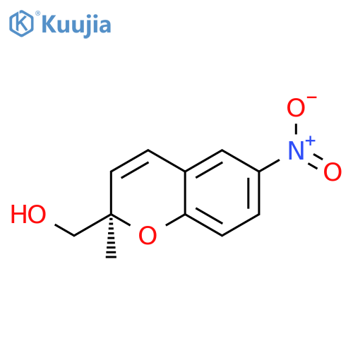 2H-1-Benzopyran-2-methanol, 2-methyl-6-nitro-, (2R)- structure