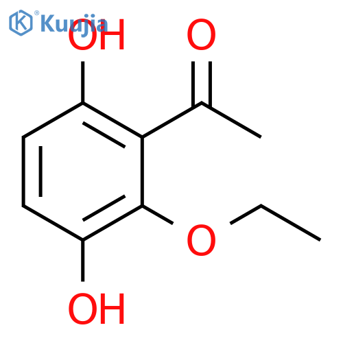Ethanone, 1-(2-ethoxy-3,6-dihydroxyphenyl)- structure