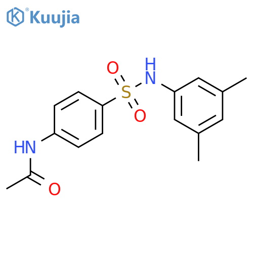 N-(4-{[(3,5-dimethylphenyl)amino]sulfonyl}phenyl)acetamide structure