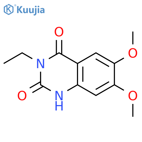 3-Ethyl-6,7-dimethoxyquinazoline-2,4(1H,3H)-dione structure
