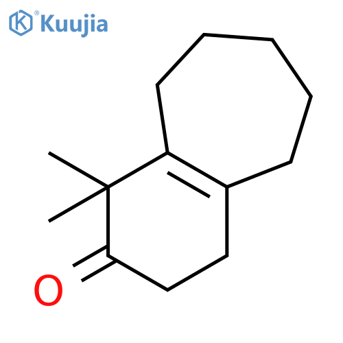 2H-Benzocyclohepten-2-one, 1,3,4,5,6,7,8,9-octahydro-1,1-dimethyl- structure