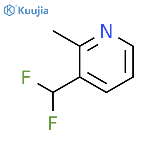 3-(difluoromethyl)-2-methyl-Pyridine structure
